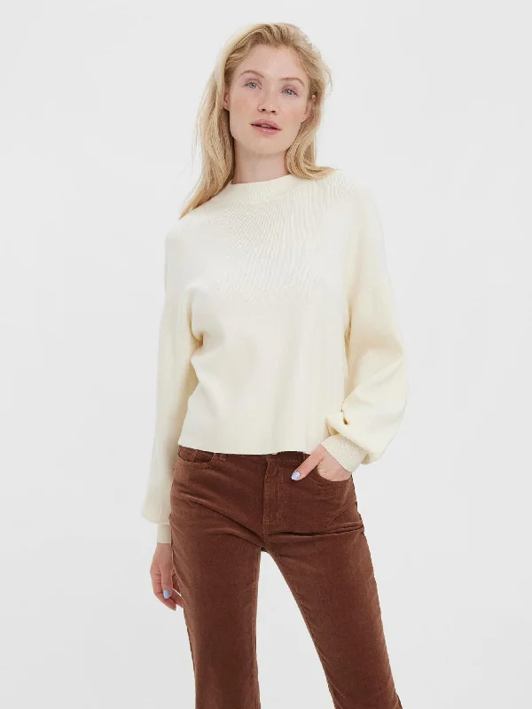 Γυναικεία μπλούζα πλεκτή VMNANCY HIGHNECK VOLUME BLOUSE 10268604 | 10268604 Feminine Pastel Blouse Γυναικεία μπλούζα πλεκτή VMNANCY HIGHNECK VOLUME BLOUSE 10268604 | 10268604 Feminine Pastel Blouse