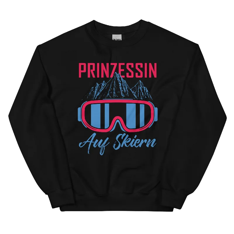 Prinzessin auf Skiern - (S.K) - Sweatshirt (Unisex) Hoodie with Belted Waist Structured Tailored Prinzessin auf Skiern - (S.K) - Sweatshirt (Unisex) Hoodie with Belted Waist Structured Tailored