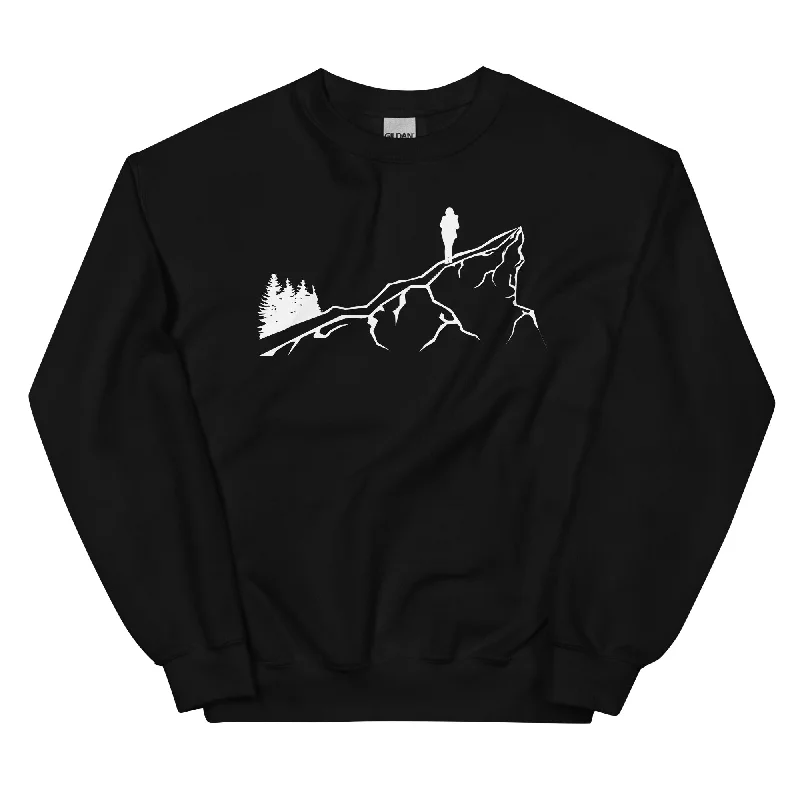 Berge - Wandern - (22) - Sweatshirt (Unisex) Hoodie with Gradient Ombre Colorful