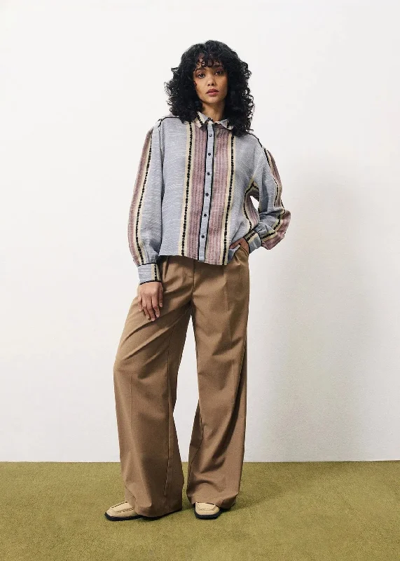 Blouse Inc-24004 Mira Bleu-Jean Soft Pastel Blouse