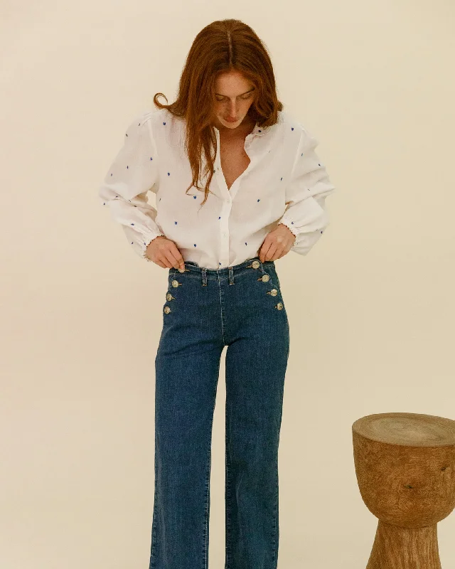 Blouse Grande Man Ida-zobi2 Chantilly Chic Ruffle Blouse