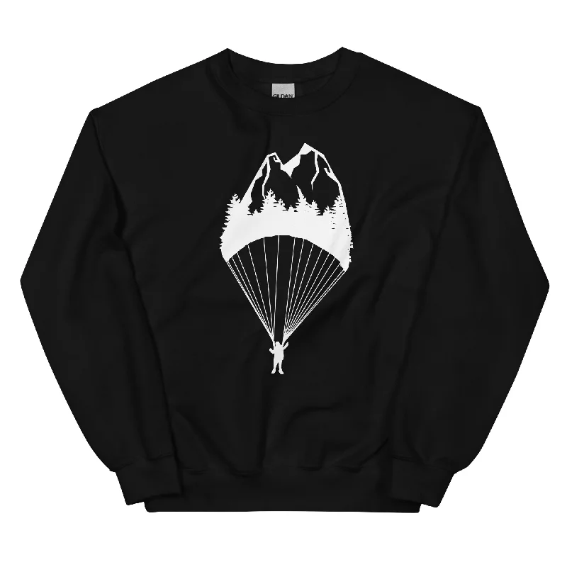 Berge - Paragleiten - (18) - Sweatshirt (Unisex) Hoodie with Hem Patch Decorative Personalized Berge - Paragleiten - (18) - Sweatshirt (Unisex) Hoodie with Hem Patch Decorative Personalized