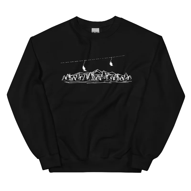 Berge - Skifahren - (21) - Sweatshirt (Unisex) Hoodie with Back Slit Movement Comfort Berge - Skifahren - (21) - Sweatshirt (Unisex) Hoodie with Back Slit Movement Comfort