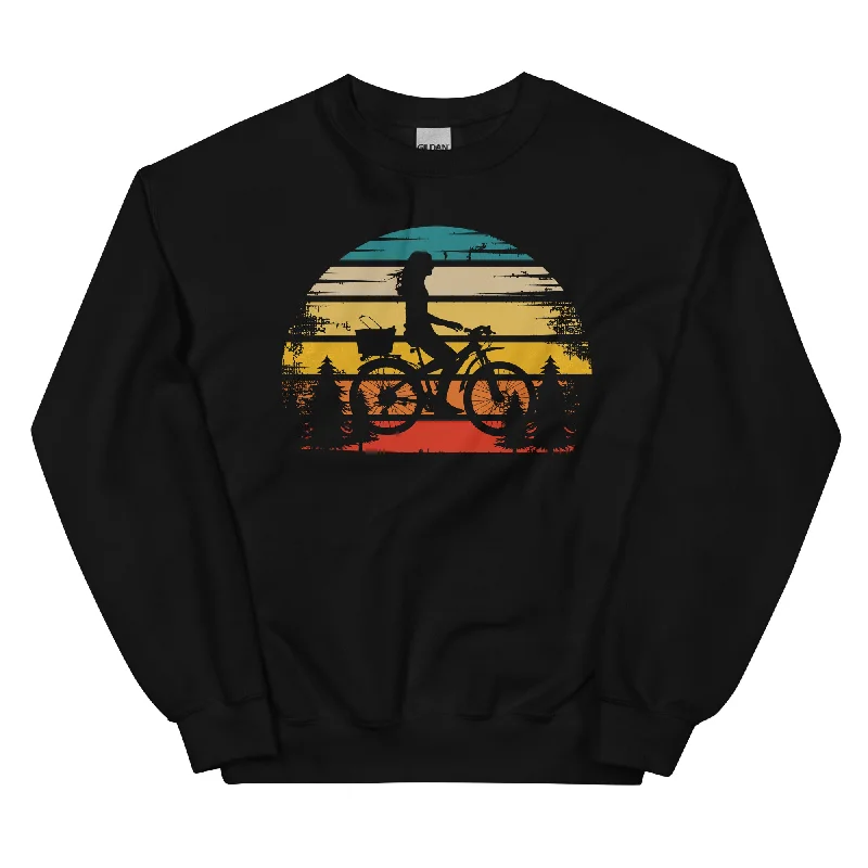 Retro Sonne und Radfahren - Sweatshirt (Unisex) Hoodie with V-Neck Classic Versatile Retro Sonne und Radfahren - Sweatshirt (Unisex) Hoodie with V-Neck Classic Versatile