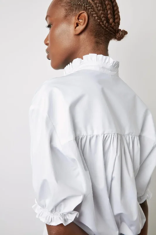 Blouse Annyr Dzc73z100 White Embroidered Floral Blouse