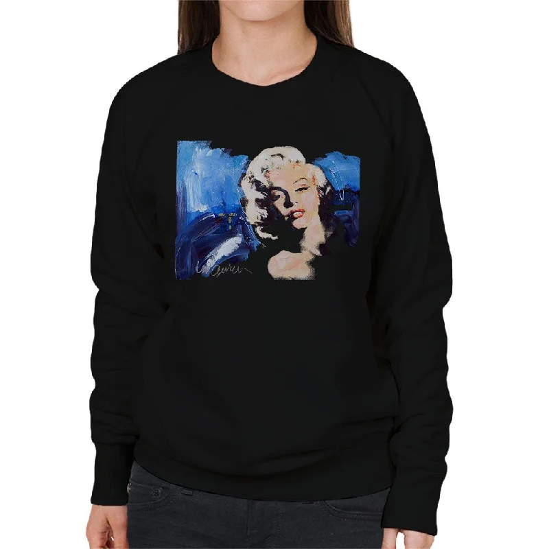 Sidney Maurer Original Portrait Of Marilyn Monroe Blonde Bombshell Women's Sweatshirt Zip Hoodie Drawstring Kangaroo Pocket Sidney Maurer Original Portrait Of Marilyn Monroe Blonde Bombshell Women's Sweatshirt Zip Hoodie Drawstring Kangaroo Pocket