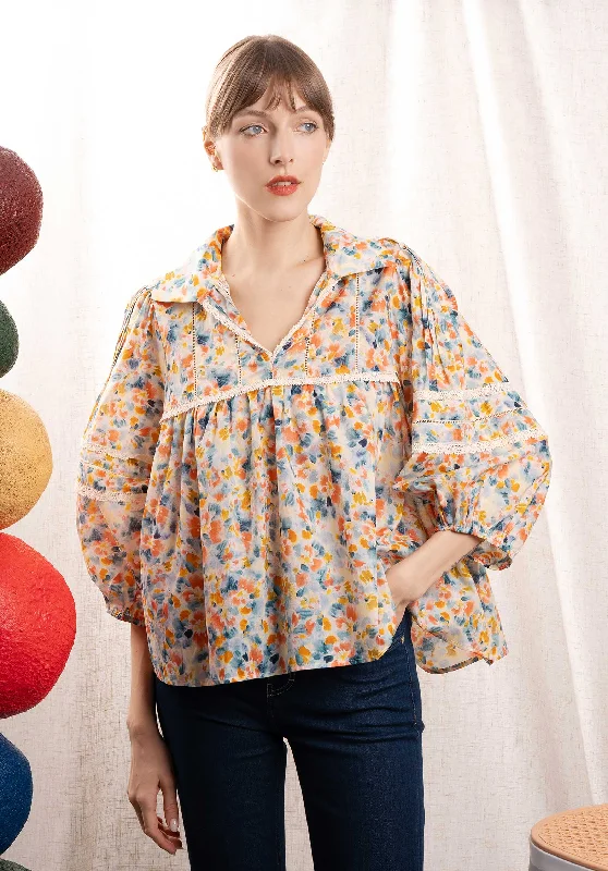Blouse Lonnie Desiree Casual Button Blouse