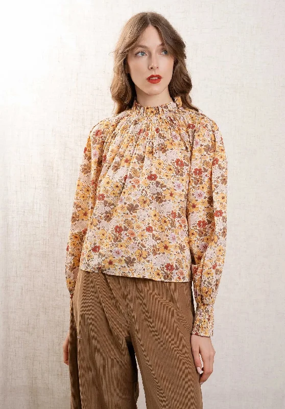 Blouse Tissam Tissam Fleur Ecru Lightweight Linen Blouse
