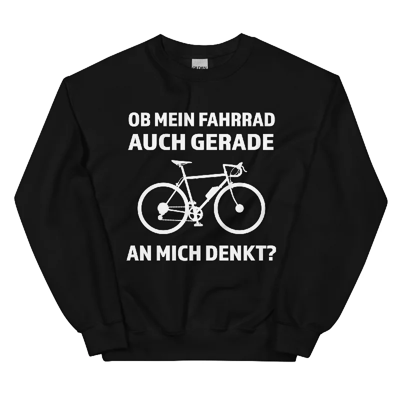 Ob mein Fahrrad gerade an mich denkt - Sweatshirt (Unisex) Hoodie with Pattern Geometric Abstract Ob mein Fahrrad gerade an mich denkt - Sweatshirt (Unisex) Hoodie with Pattern Geometric Abstract
