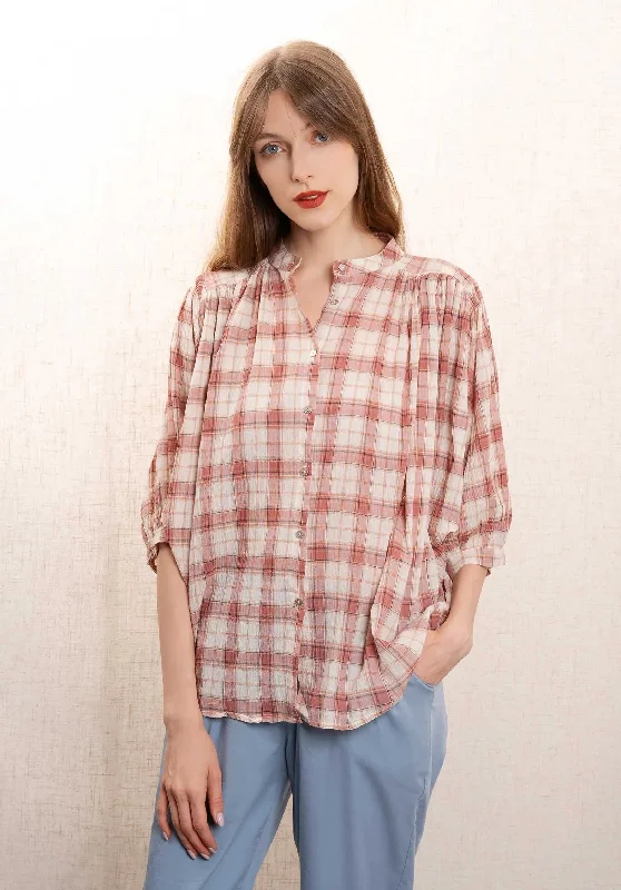 Blouse Kc807r Rose Modern Work Blouse