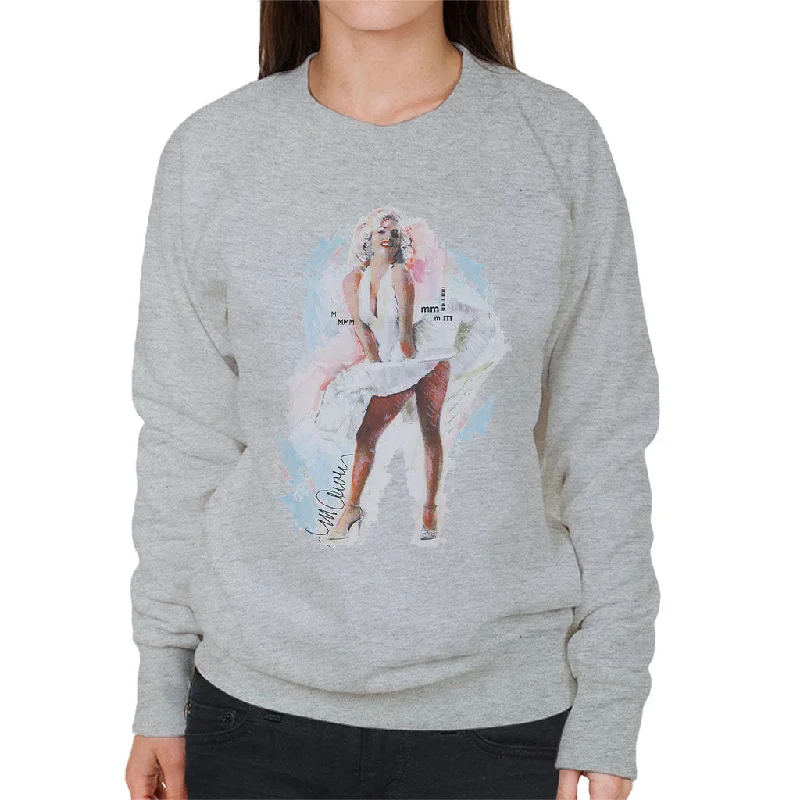 Sidney Maurer Original Portrait Of Marilyn Monroe Skirt Women's Sweatshirt Hoodie with Cropped Fit Short Trendy Sidney Maurer Original Portrait Of Marilyn Monroe Skirt Women's Sweatshirt Hoodie with Cropped Fit Short Trendy