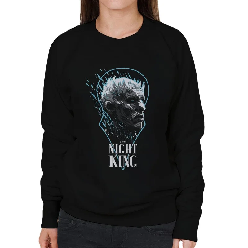 Game Of Thrones The Night King White Walker Sigil Women's Sweatshirt Hoodie with Magnetic Closure Innovative Modern Game Of Thrones The Night King White Walker Sigil Women's Sweatshirt Hoodie with Magnetic Closure Innovative Modern