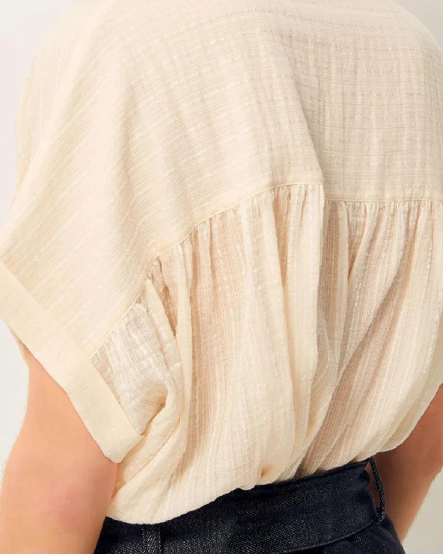 Blouse Callao Fleur-De-Sel Airy Cotton Blouse