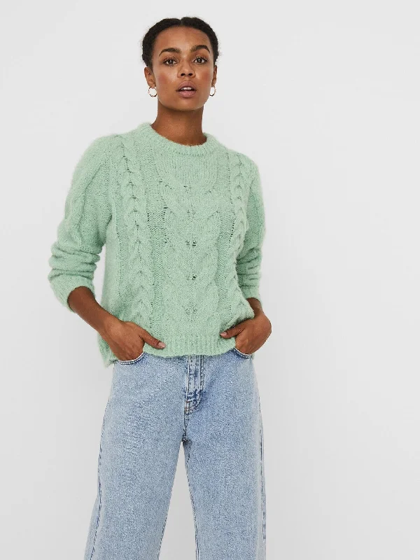 Γυναικεία μπλούζα VMWINE LS Q-NECK CABLE BLOUSE BOOS 10248009 | 10248009 Puff Sleeve Blouse Γυναικεία μπλούζα VMWINE LS Q-NECK CABLE BLOUSE BOOS 10248009 | 10248009 Puff Sleeve Blouse