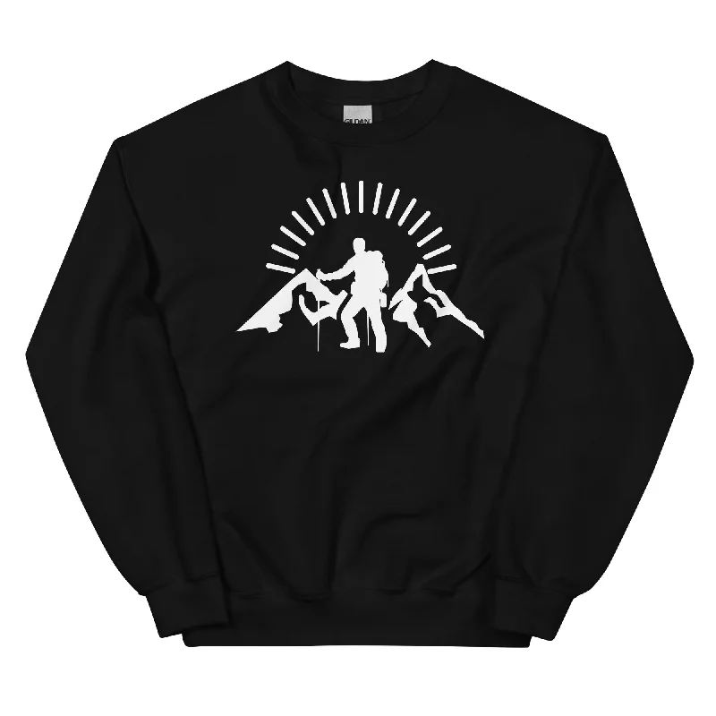 Berge - Wandern - Sweatshirt (Unisex) Hoodie with Magnetic Closure Innovative Modern Berge - Wandern - Sweatshirt (Unisex) Hoodie with Magnetic Closure Innovative Modern
