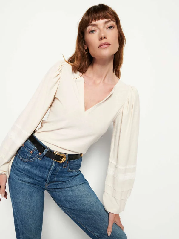 Blouse 1418rs Arden Parchment Collared Satin Blouse