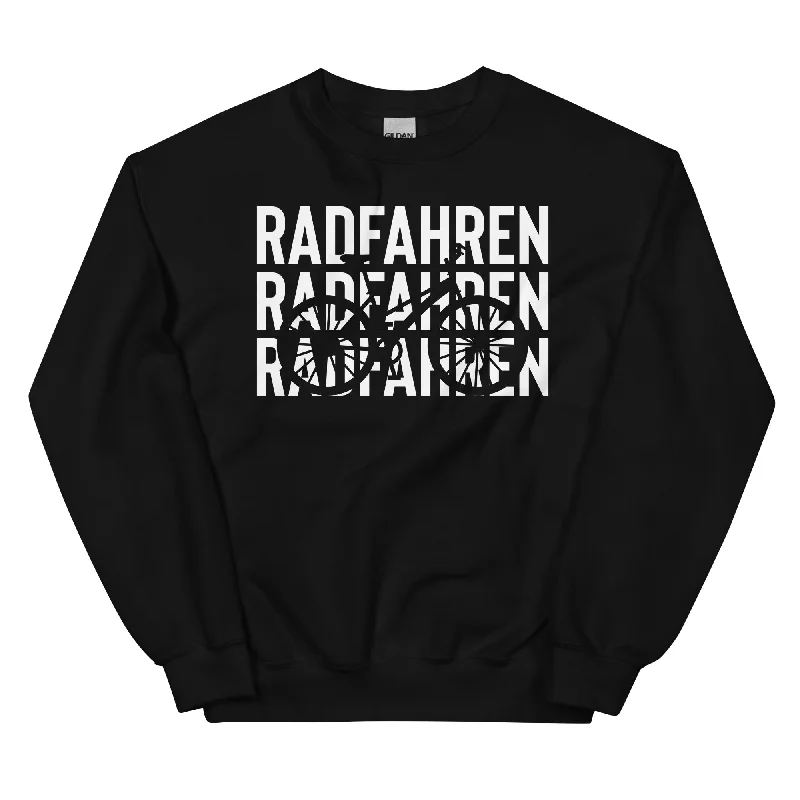 Radfahren - Sweatshirt (Unisex) Hoodie with Hem Drawcord Adjustable Customizable