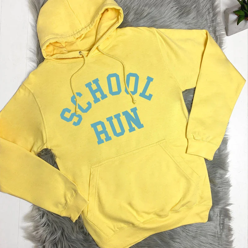 School Run College Hoodie (MRK X) Hoodie with Neon Bright Vibrant