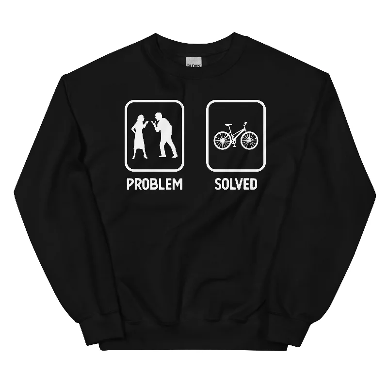 Problem Solved - Radfahren - Sweatshirt (Unisex) Hoodie with Earth Tones Natural Calm Problem Solved - Radfahren - Sweatshirt (Unisex) Hoodie with Earth Tones Natural Calm