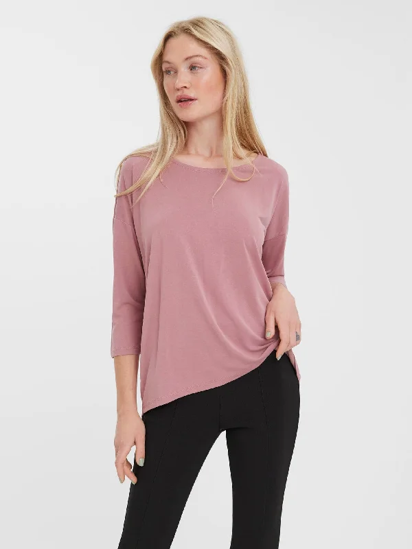 Γυναικεία μπλούζα VMFILLI 3/4 BLOUSE NOOS 10278717 | 10278717 Ruched Sleeve Blouse