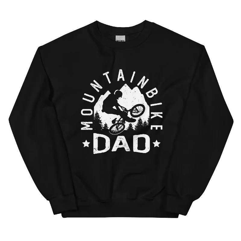 Mountainbike Dad - (M) - Sweatshirt (Unisex) Hoodie with High Neck Warm Protective