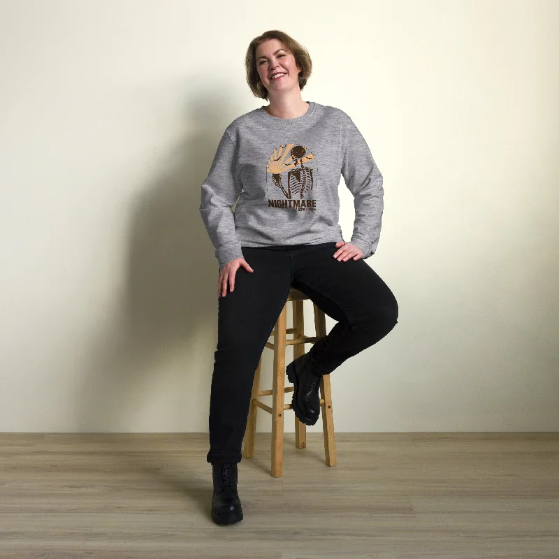 Nightmare Before Coffee Women Organic Sweatshirt Hoodie with Hem Drawcord Adjustable Customizable Nightmare Before Coffee Women Organic Sweatshirt Hoodie with Hem Drawcord Adjustable Customizable