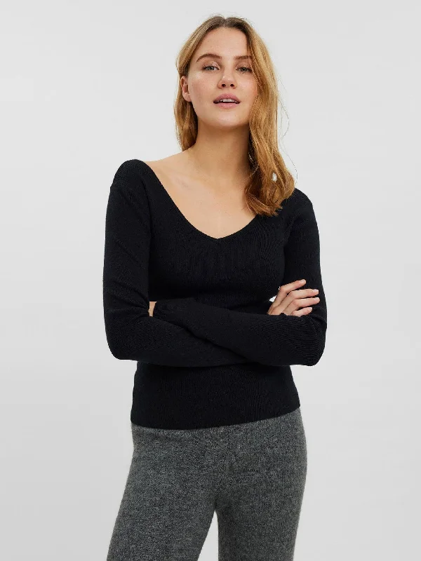 Γυναικεία μπλούζα πλεκτή VMGOLD RIB LS V-NECK BLOUSE 10257154 | 10257154 Off-Shoulder Wrap Blouse Γυναικεία μπλούζα πλεκτή VMGOLD RIB LS V-NECK BLOUSE 10257154 | 10257154 Off-Shoulder Wrap Blouse