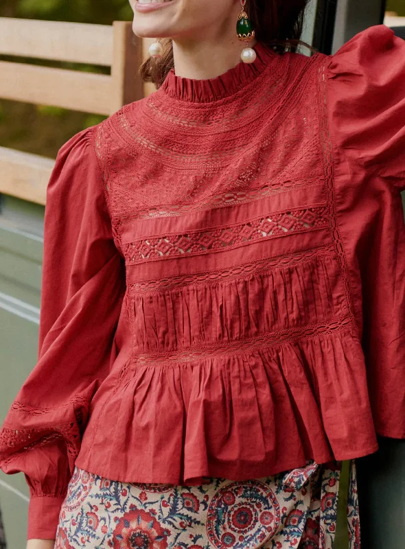 Blouse Tokyo Rouge Elegant Office Blouse