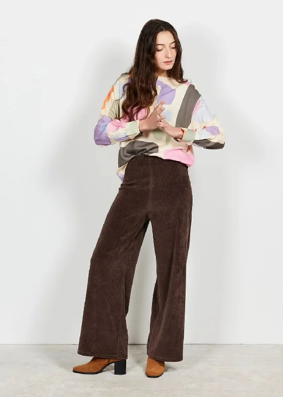 Blouse Wb06 Abstract Eco Ver Abstract-296 Feminine Ruffle Blouse