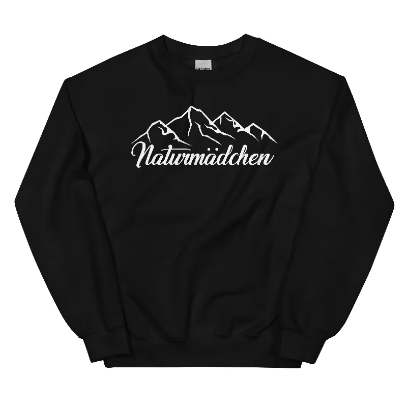 Naturmadchen - Sweatshirt (Unisex) Hoodie with Metallic Shiny Futuristic