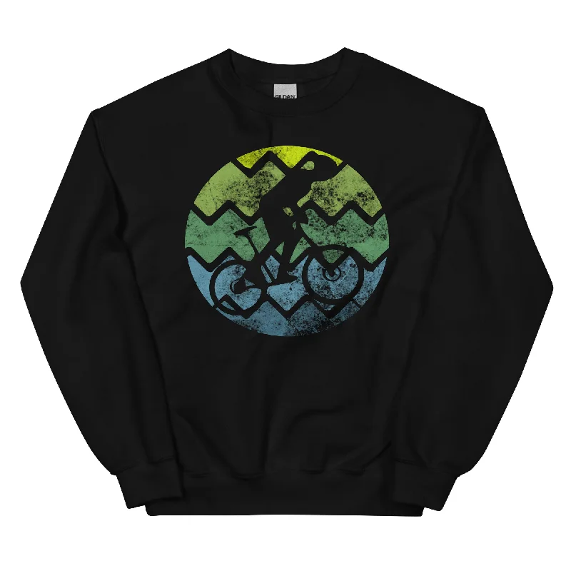 Retro - Radfahren - Sweatshirt (Unisex) Hoodie with Contrast Stitching Detailed Premium