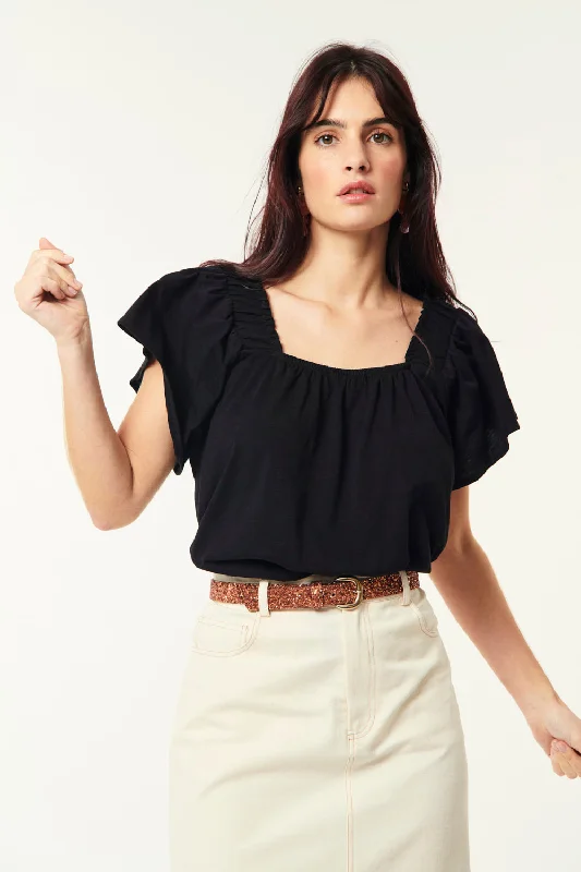 Blouse Zalam Noir Office Formal Blouse