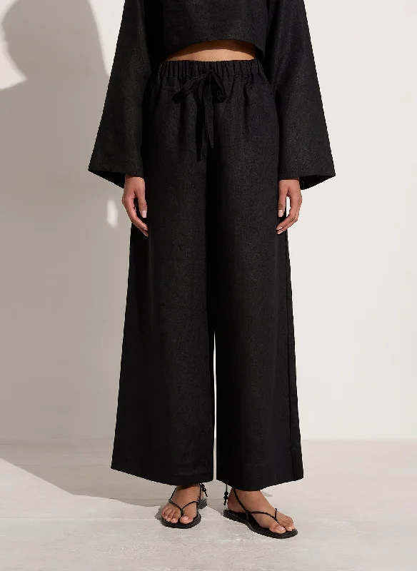 CONIGLI PANT - BLACK Cozy Maternity Pants