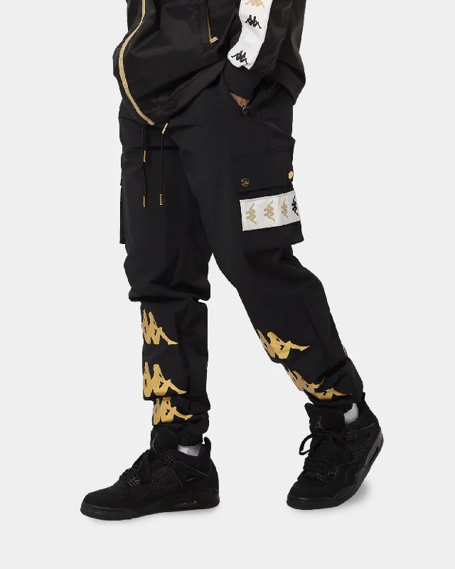 Kappa 222 Banda Dodos Pants Black/Grey Vapor Casual Lounge Pants