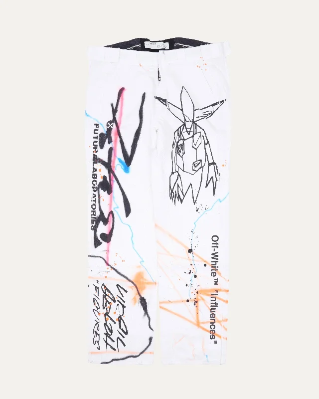 Futura Double Knee Carpenter Pants Fashionable Track Pants