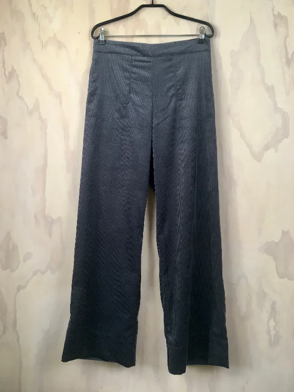 Vesta Corduroy Pant- Charcoal Lucky Last size lge Comfortable Wide-Leg Pants