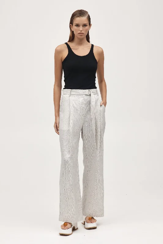 LILI PANT - TWILL STRIPE Fashionable Work Pants