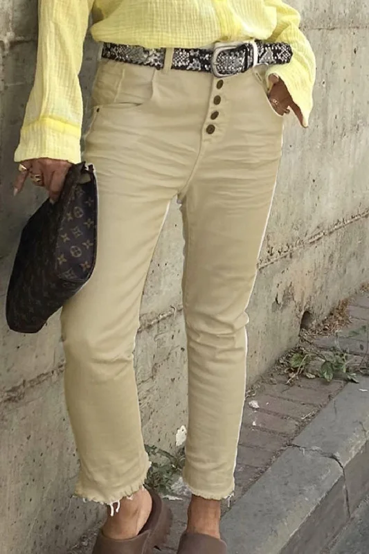 O buttons pants Casual Lounge Pants