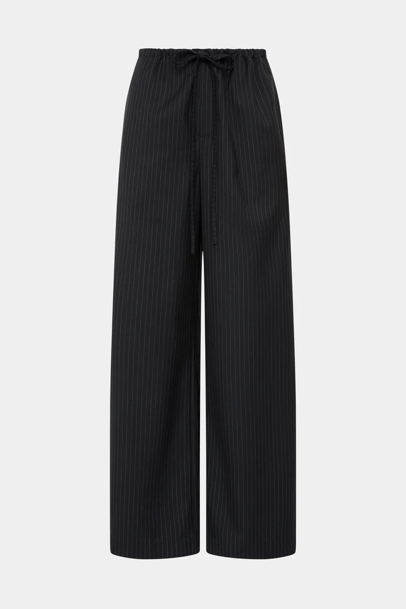 EDIE PANT - PINSTRIPE Cozy Fitted Pants
