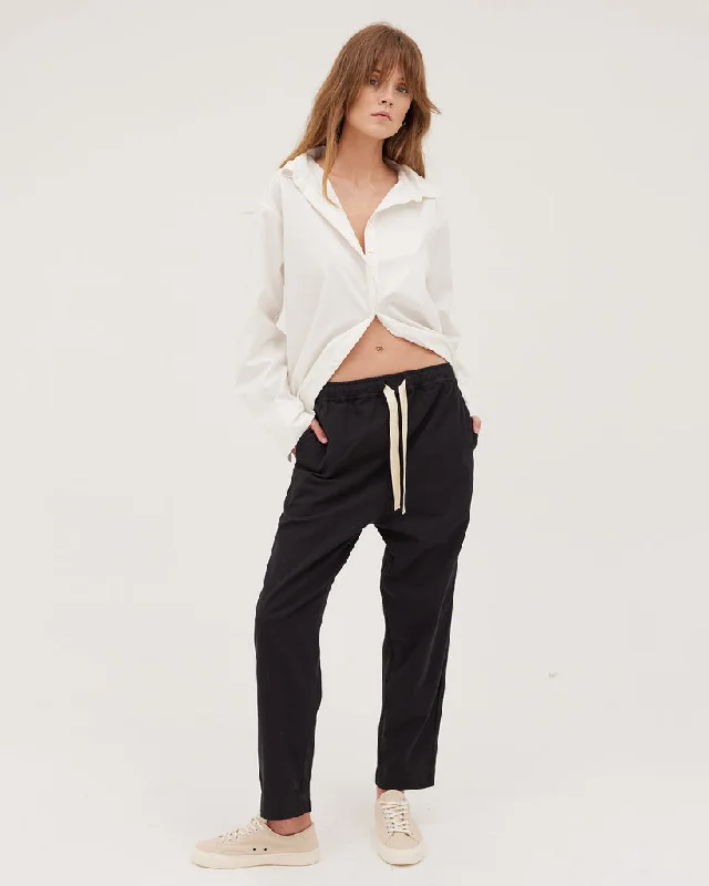 Foundation Pant - Black Trendy Velvet Pants