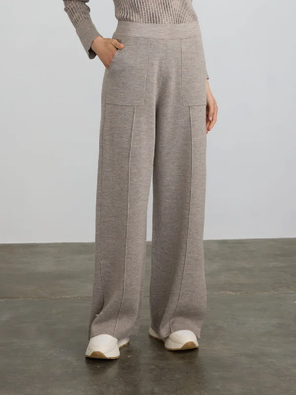 SPLIT HEM PANT Classic Pleated Pants