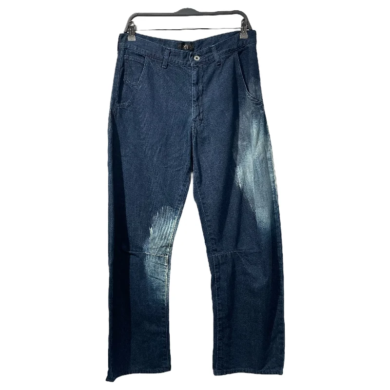 Y's/Straight Pants/2/Blue/Cotton/YJ-P98-005 Trendy Wide-Leg Pants