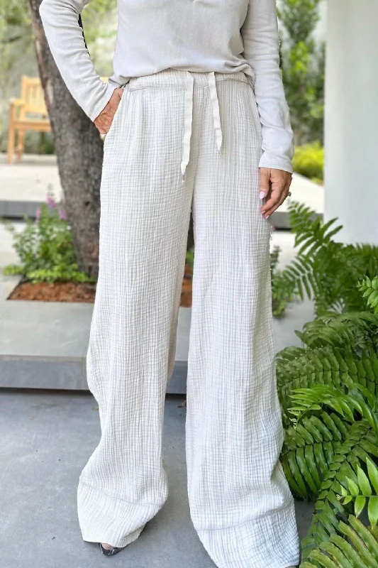 E pique pants Relaxed Lounge Trousers