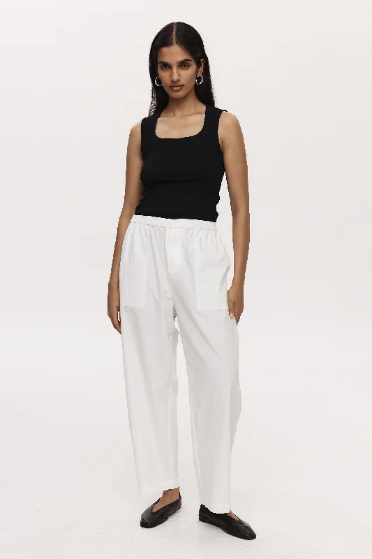 ELLIDY PANT - IVORY Wide-Legged Palazzos