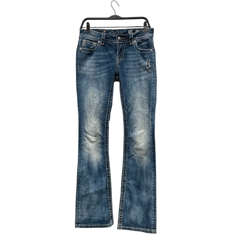 MissMe/Bootcut Pants/28/Denim/IDG/ Comfy Cargo Trousers