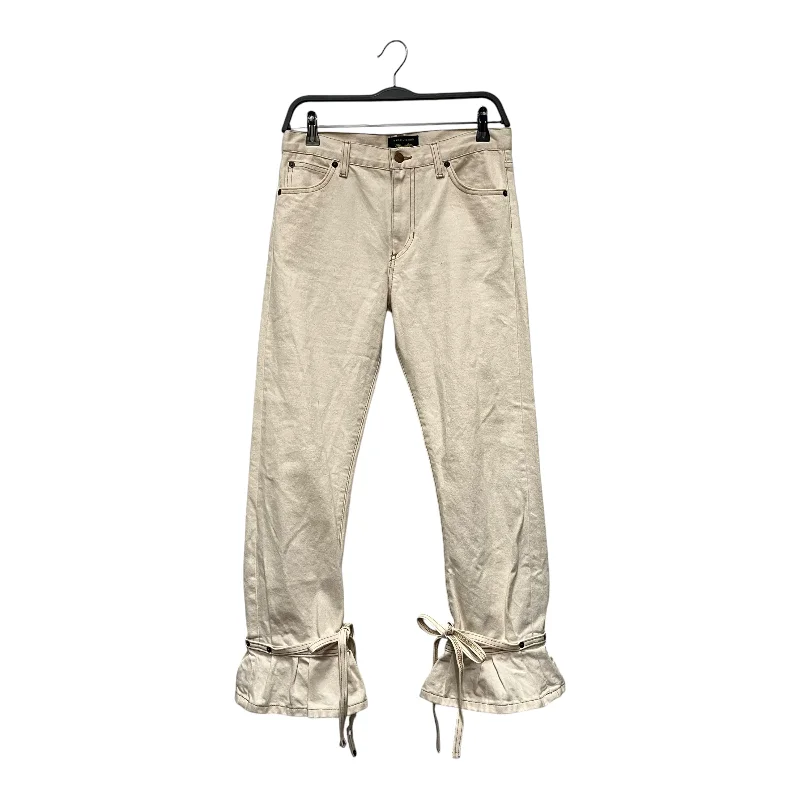 MARC JACOBS/WRANGLER/Cropped Pants/2/Cotton/CRM/ruffle cuff Cozy Full-Length Pants