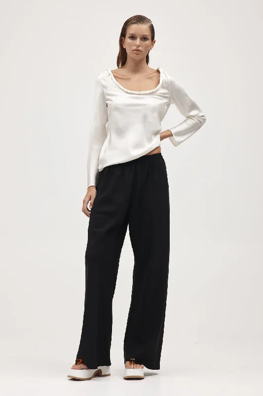 COCO PANT - BLACK Comfortable Cargo Pants