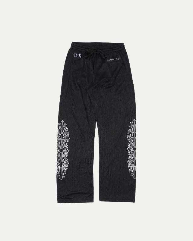 Mesh Warm Up Pants Casual Wide Pants