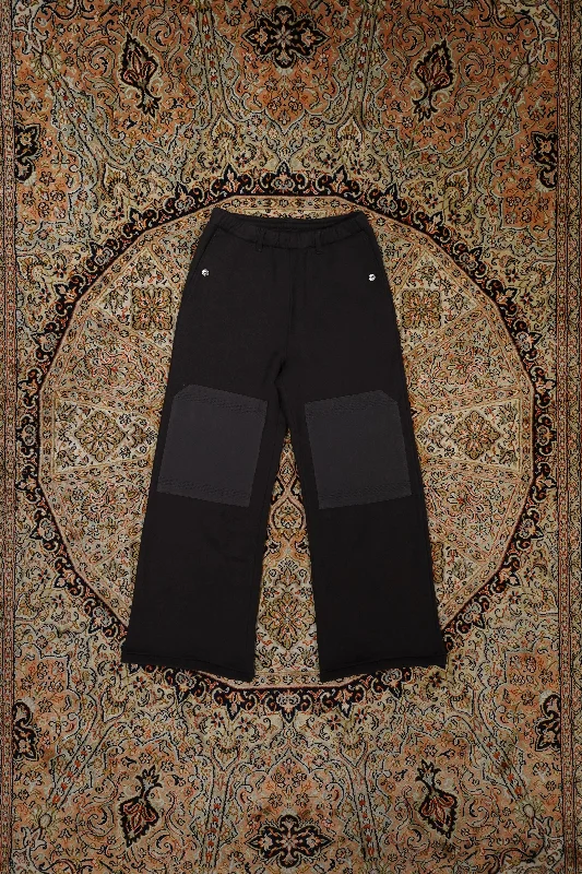 STEAF CLASSY WORK SWEAT PANTS (GRAVEL CHARCOAL) Soft Cotton Pants