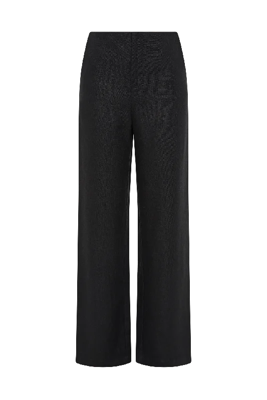 LULEA PANT - BLACK Slim-Fit Khaki Pants